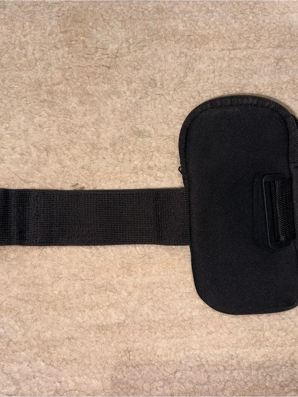 Black Neoprene arm Pouch with Headphone Port